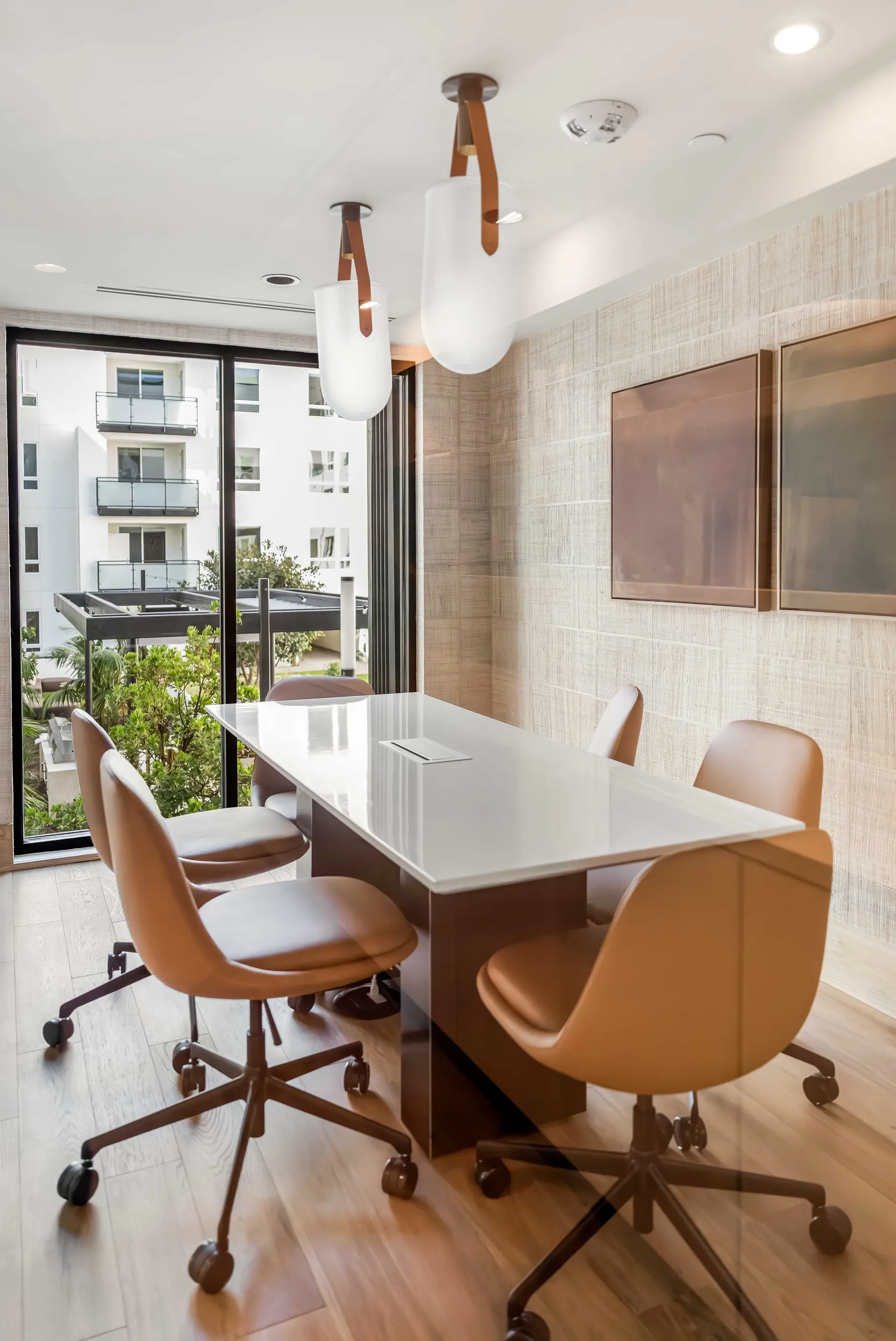 Lounge and conference rooms at Axis on Brickell, Miami