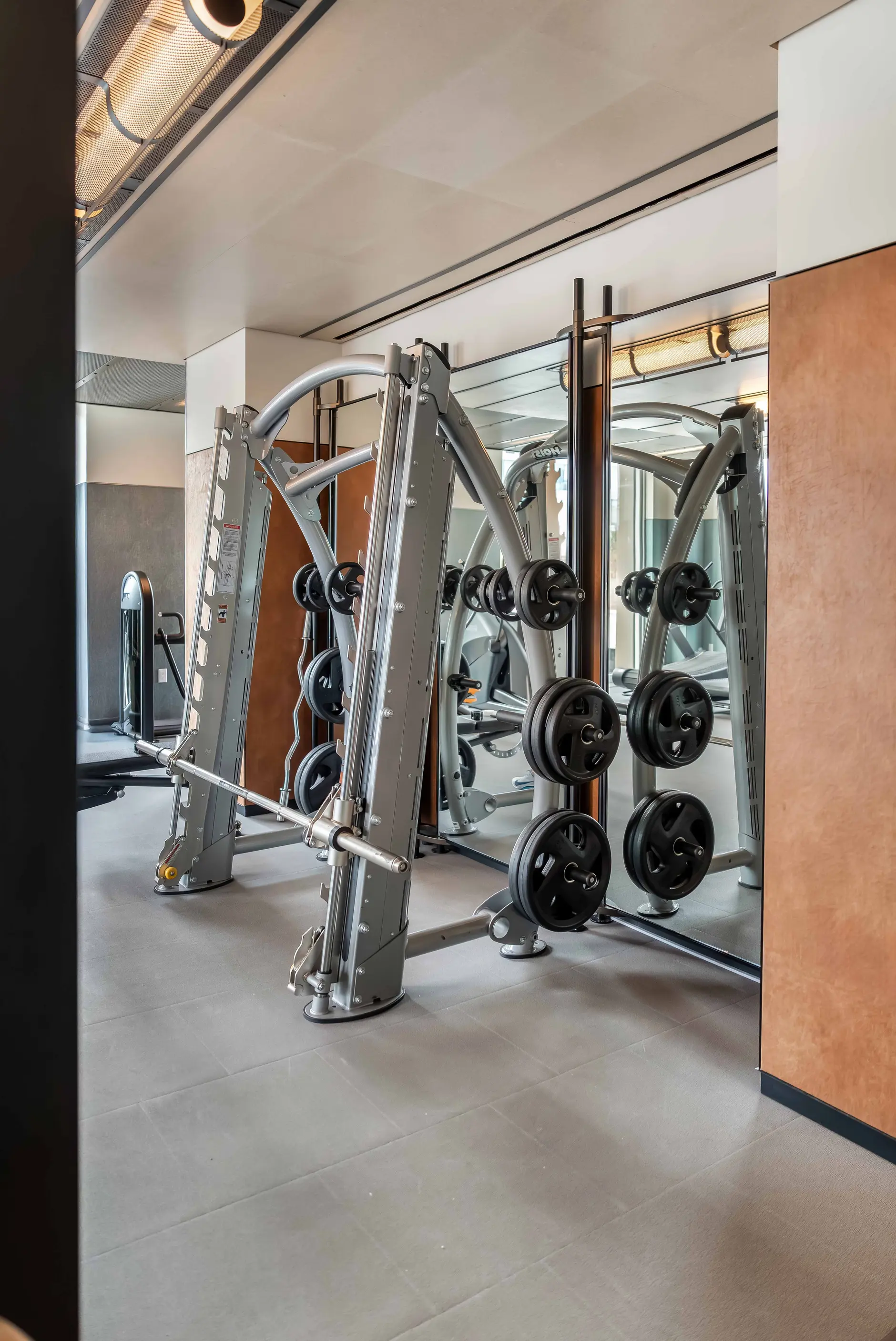 The fitness floor at Axis on Brickell, Miami