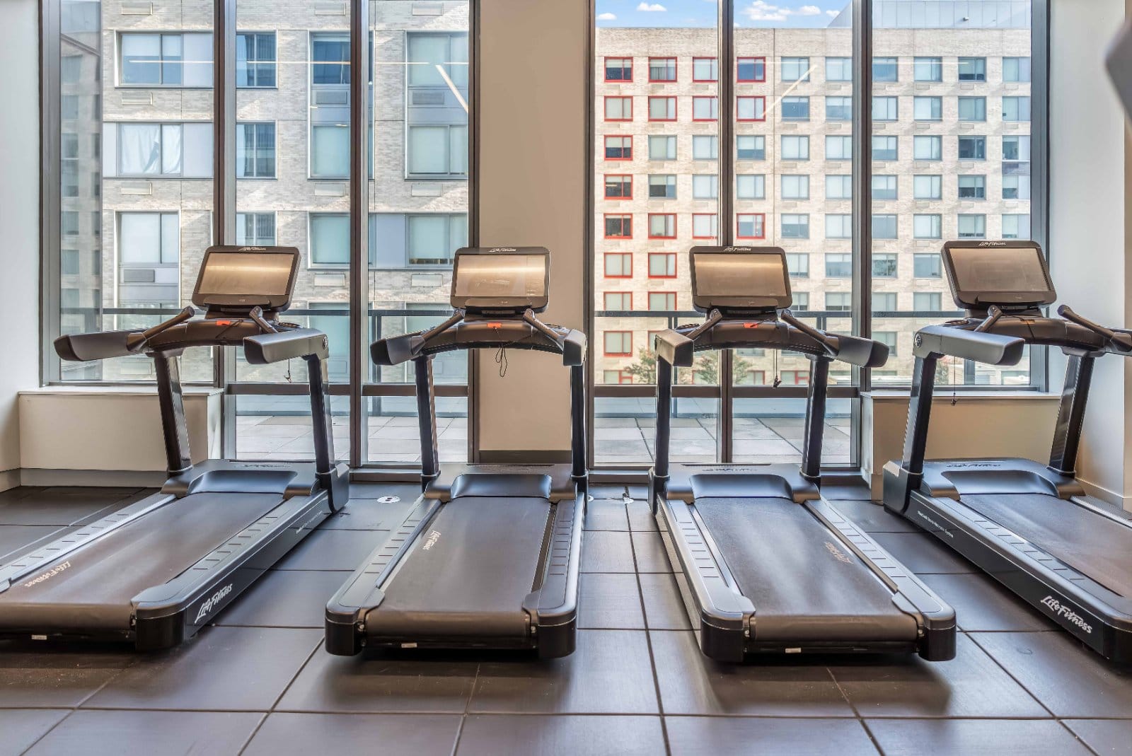 In-building gym at Vantage Collection, New York