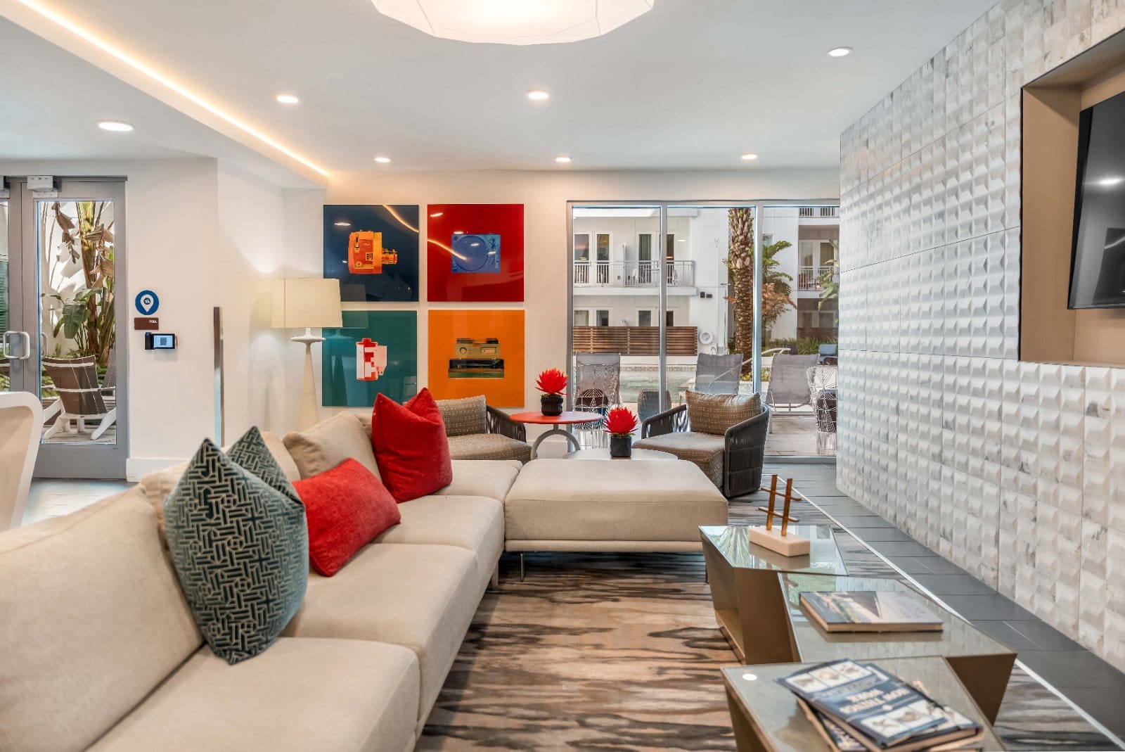 Lounge and conference rooms at Modera Creative Village, Orlando