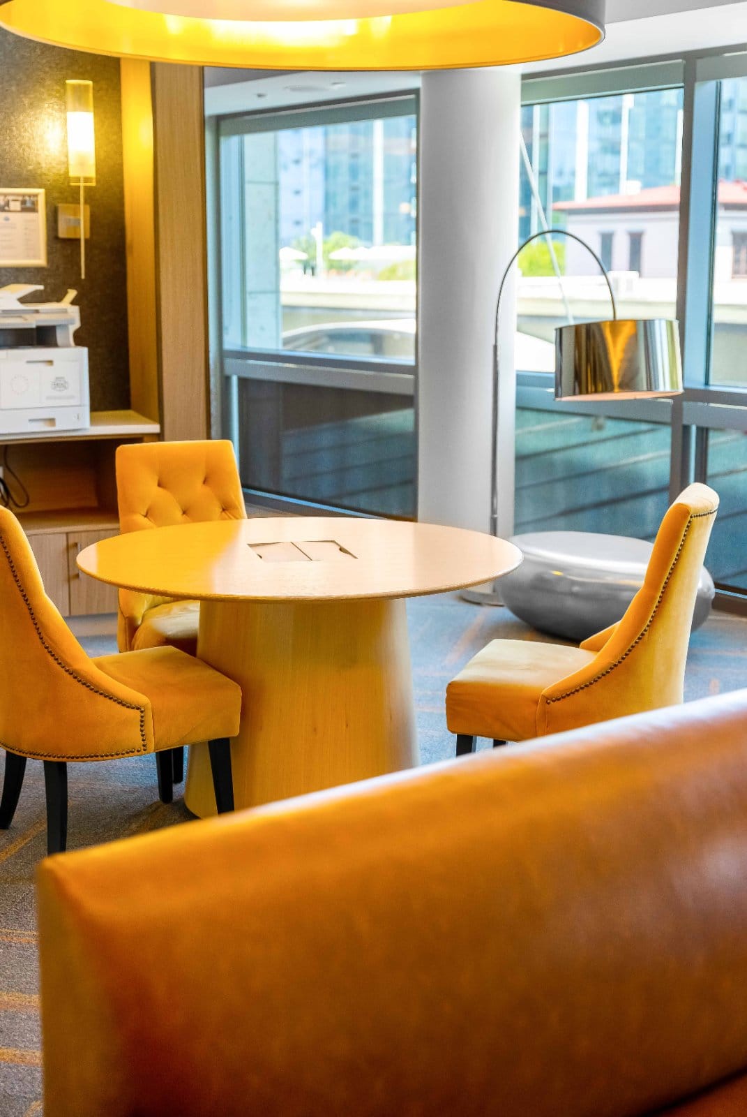Lounge and conference rooms at Centerra, San Jose