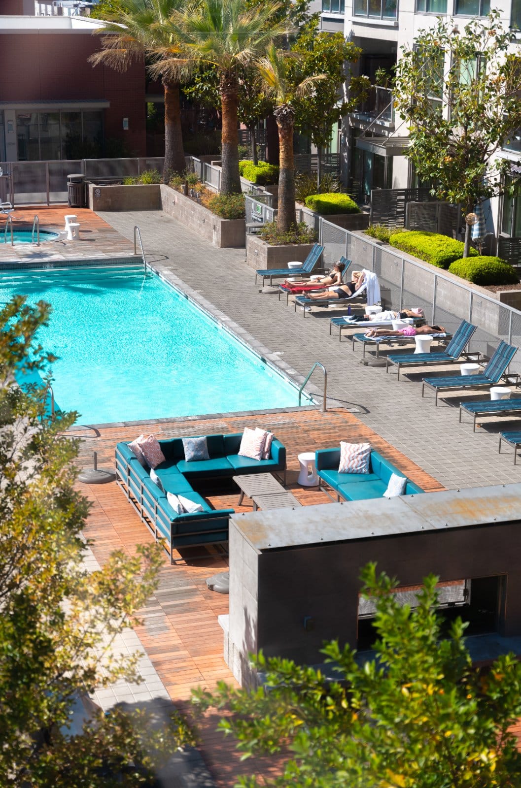 Resort-style pool at Centerra, San Jose